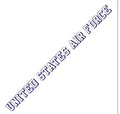 Air Force Window 20.5x1.5" Strip Decal