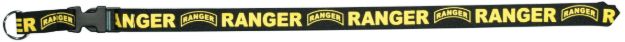 Ranger Yellow Print on Removable Clasp Lanyard