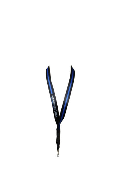 Lanyard - Thin Blue Line Classic