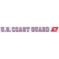 U.S. Coast Guard 16.5"x1.5" Window Strip