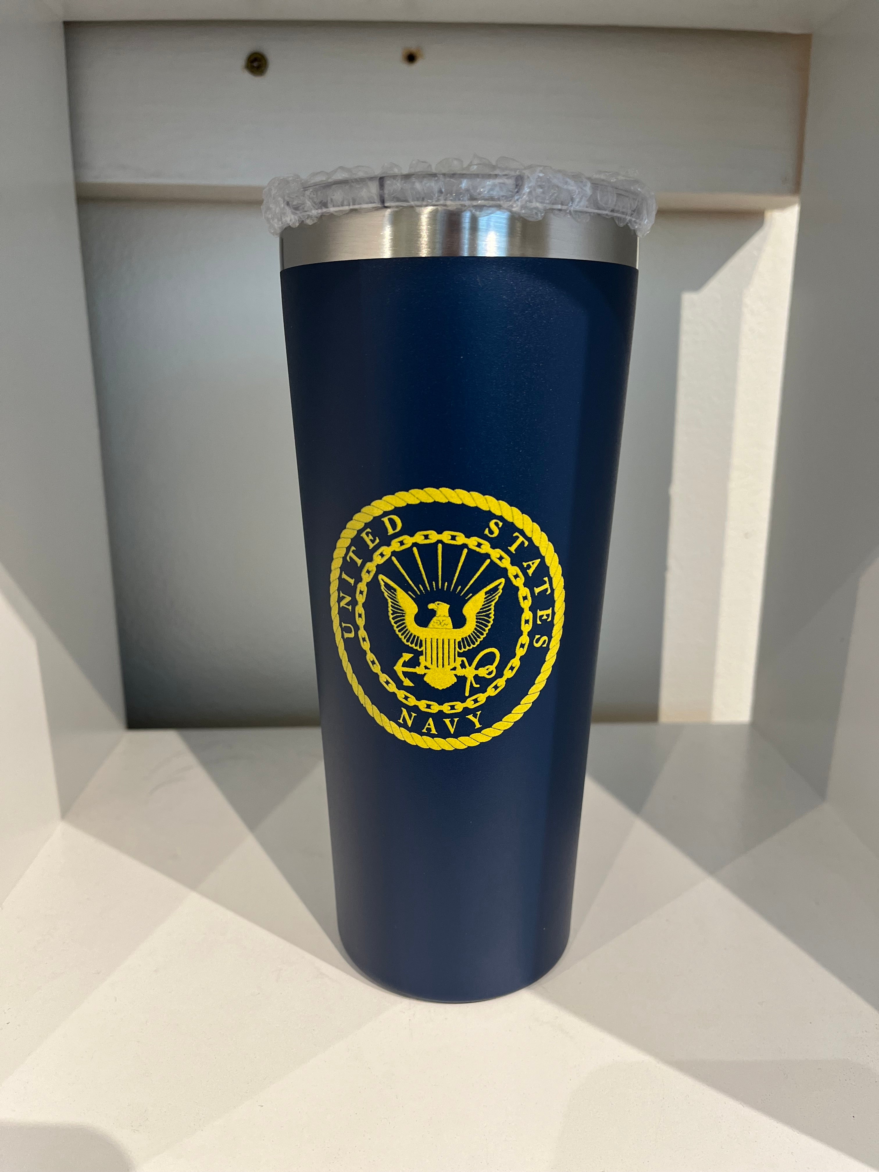 Navy 22 oz SS Tumbler