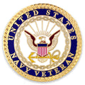 US Navy Veteran 3/4" Lapel Pin
