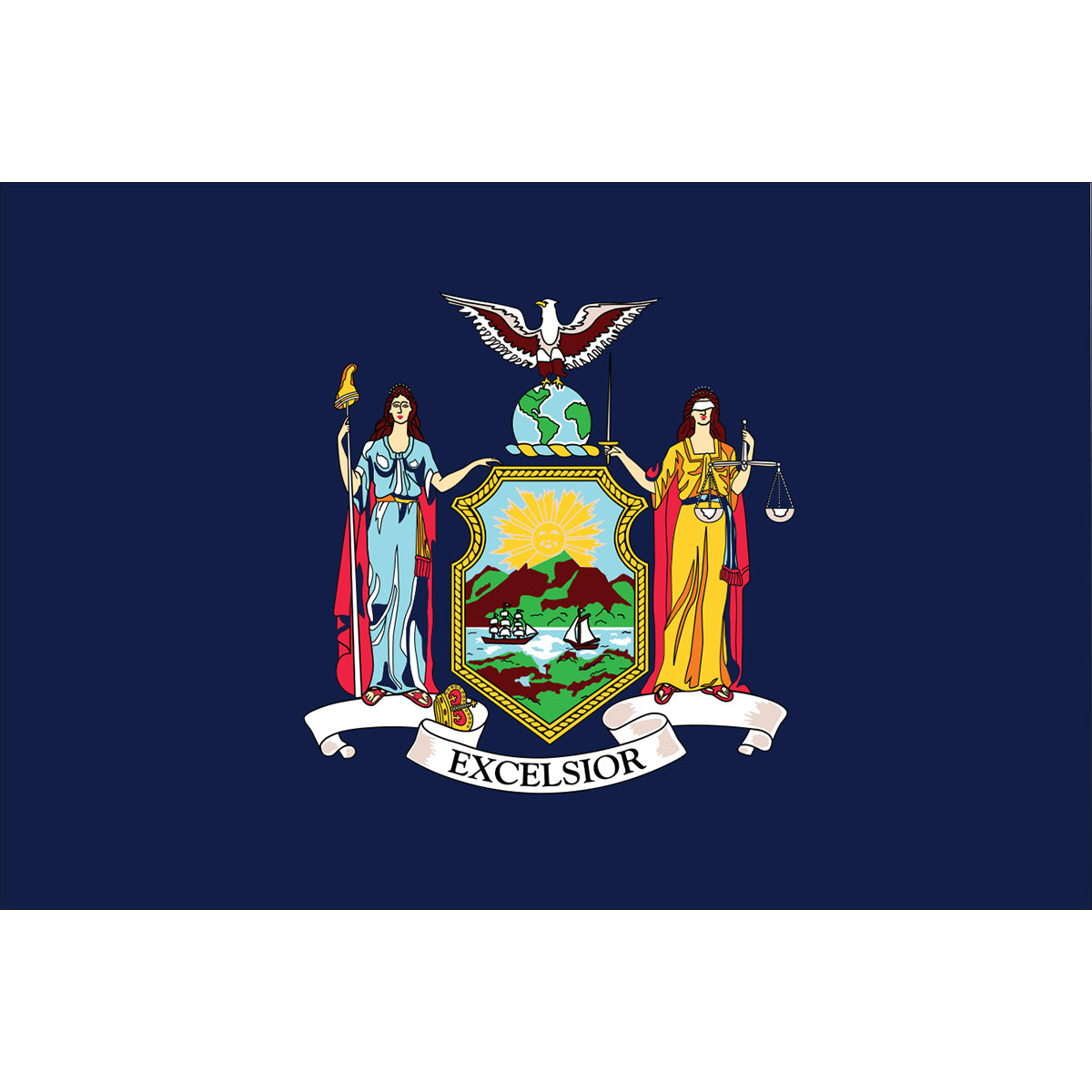 NY State Polyester Flag