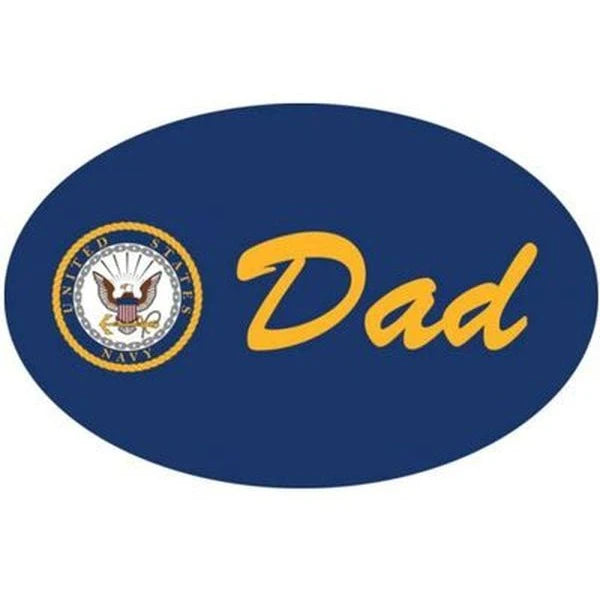 Navy Auto Dad Magnet
