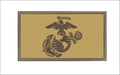 Marine Corps Desert Brown Hook & Loop Patch