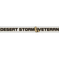 Desert Storm Veteran  15.5x175" Window Strip Decal