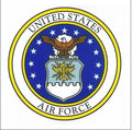 Air Force Seal 4.375"x4.375" SM Decal