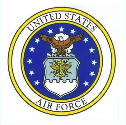 Air Force Seal 4.375"x4.375" SM Decal