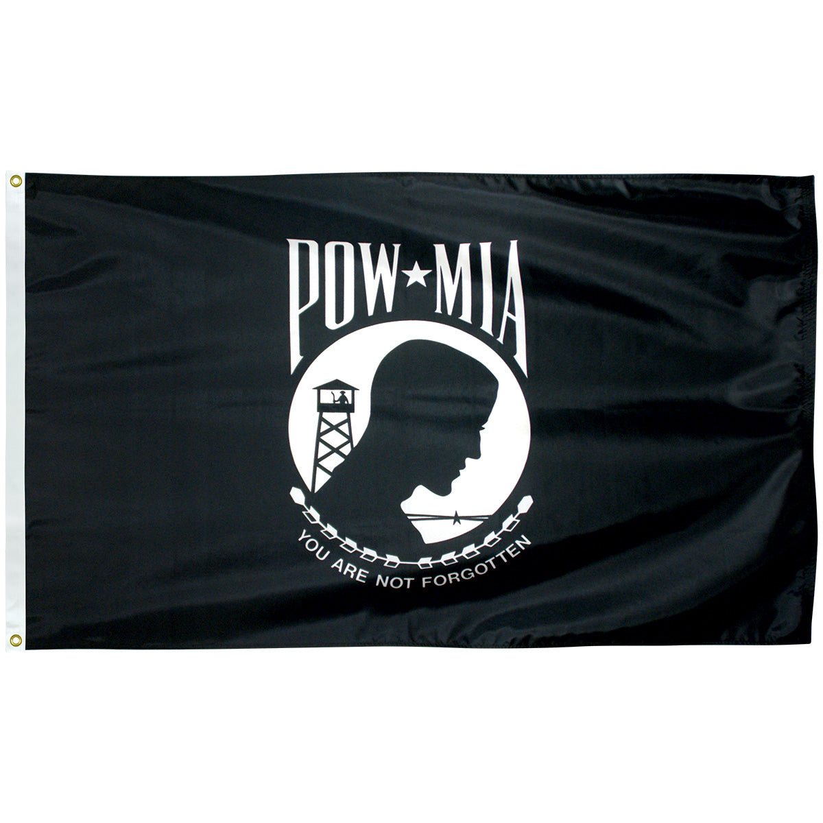 POW MIA Double Face Nylon Flag