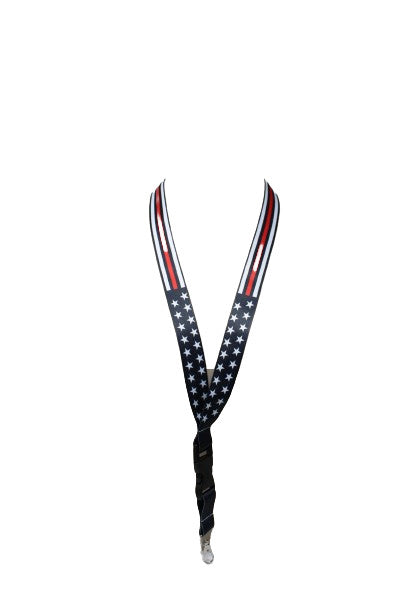 Lanyard - Stars & Stripes Thin Red Line