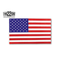American Flag Decal, 2.5 x 4.5"