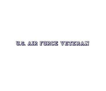 Air Force Veteran Window Decal
