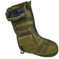 Thin Line Christmas Tactical Stocking, Interchangeable Patch, O/D Green