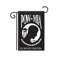 POW/MIA 12"x18" Nylon Garden Flag