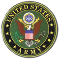 United States Army Crest 3" 4.25"x4.5" Round Sticker Decal