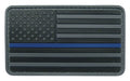 Thin Blue Line Flag Hook & Loop Patch