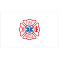 Fire Rescue 3x5' Nylon Flag