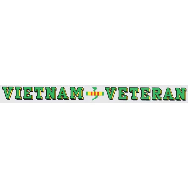 Vietnam Veteran 18"x.15" Window Strip