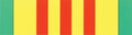 Vietnam Veteran Campaign Ribbon Sticker 5.5"x1.5"