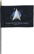 8x12" Space Force, E-Gloss, Mounted