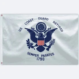 Coast Guard Retired 4x6' Nylon Flag