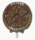 Vietnam aluminum memorial marker