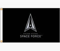 3x5' Space Force  Nylon Flag Black