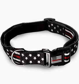 Thin Red Line Pet Collar