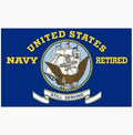 Navy Retired 3x5' Nylon Flag