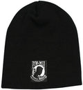 POW/MIA Logo DEMB on Black Skull Cap