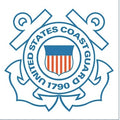 U.S. Coast Guard Crest 4.25"x4" Decal
