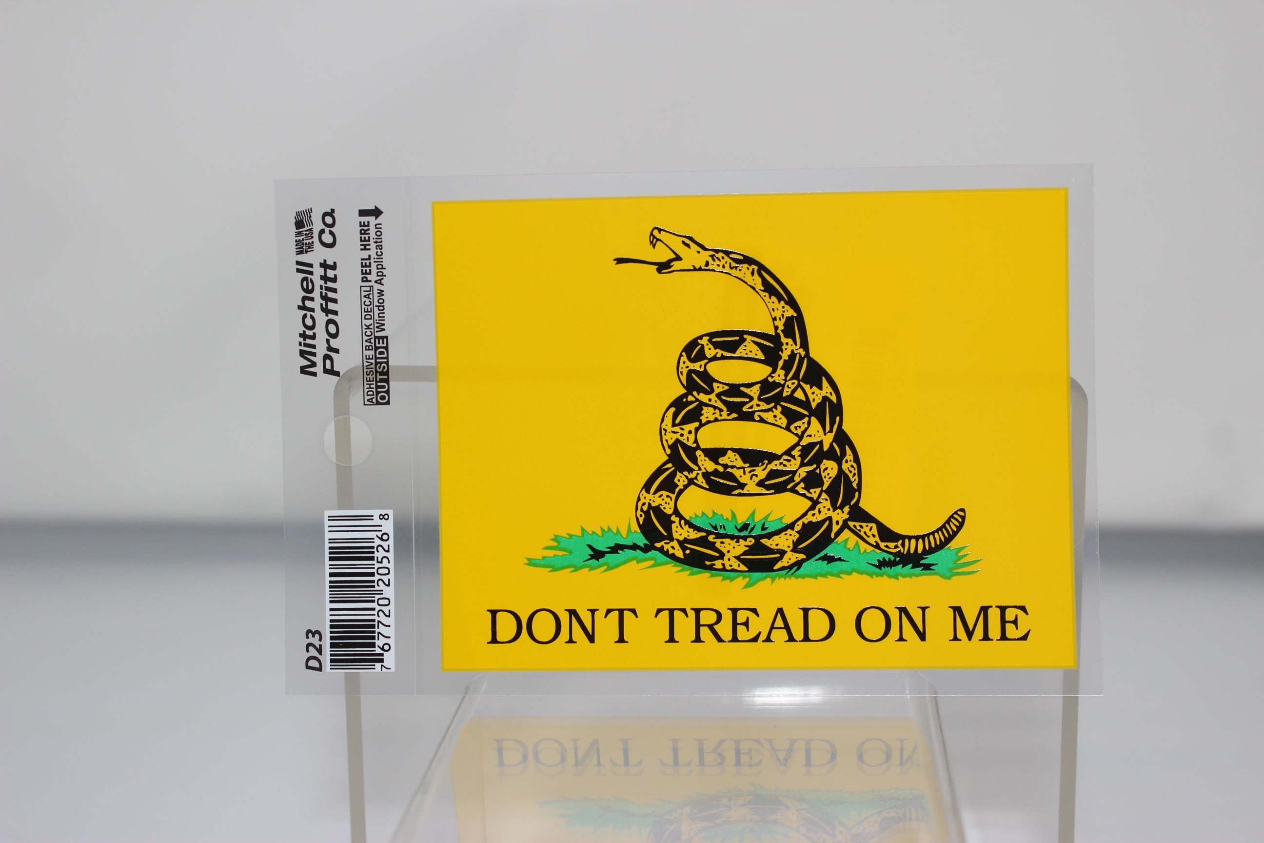 Don't Tread on Me Decal 4.5"x3"