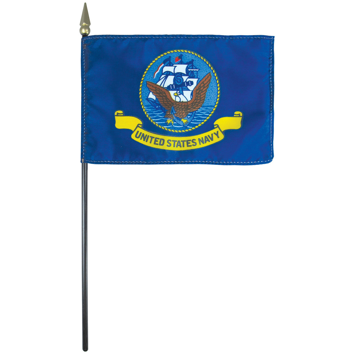 Navy Endura-Gloss Stick Flag