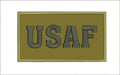 USAF w/Hook Back 3.5" x 2" Patch