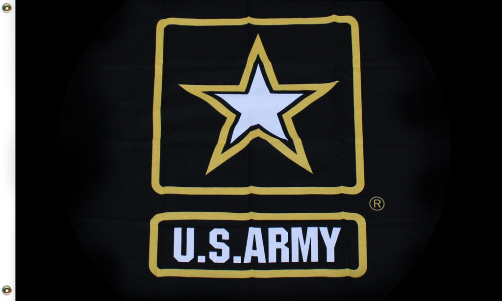 Army Star Nylon Flag 3x5'