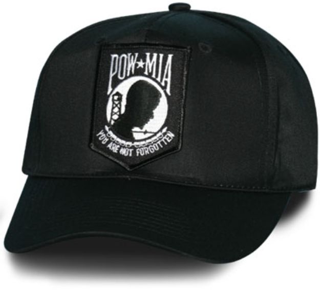 POW/MIA Patch Black Cap
