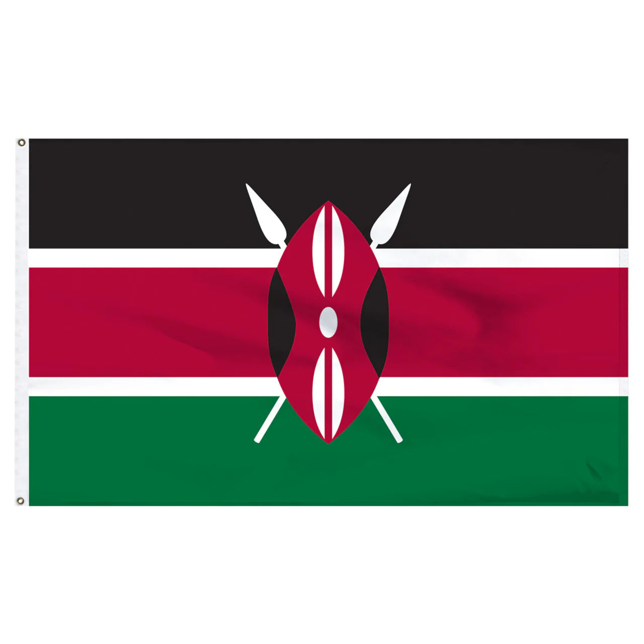 Kenya Nylon Flag