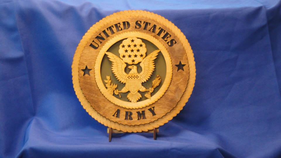 Army LG Plaque Locally Made