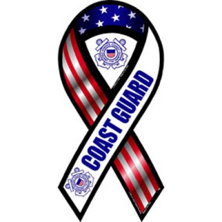 Coast Guard Ribbon Magnet