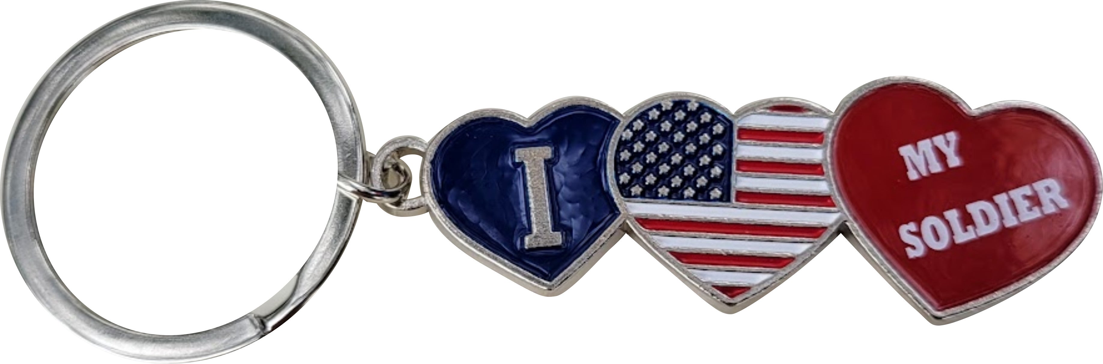I Love USA(My Soldier)Key Tag