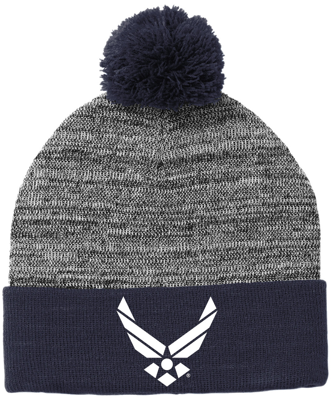 Air Force DEMB On Blue/Grey Watch Cap