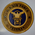 Air Force Veteran SM Plaque Locally Made