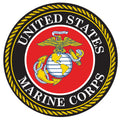 US Marine Corp Crest Large Magnet 11 1/2"