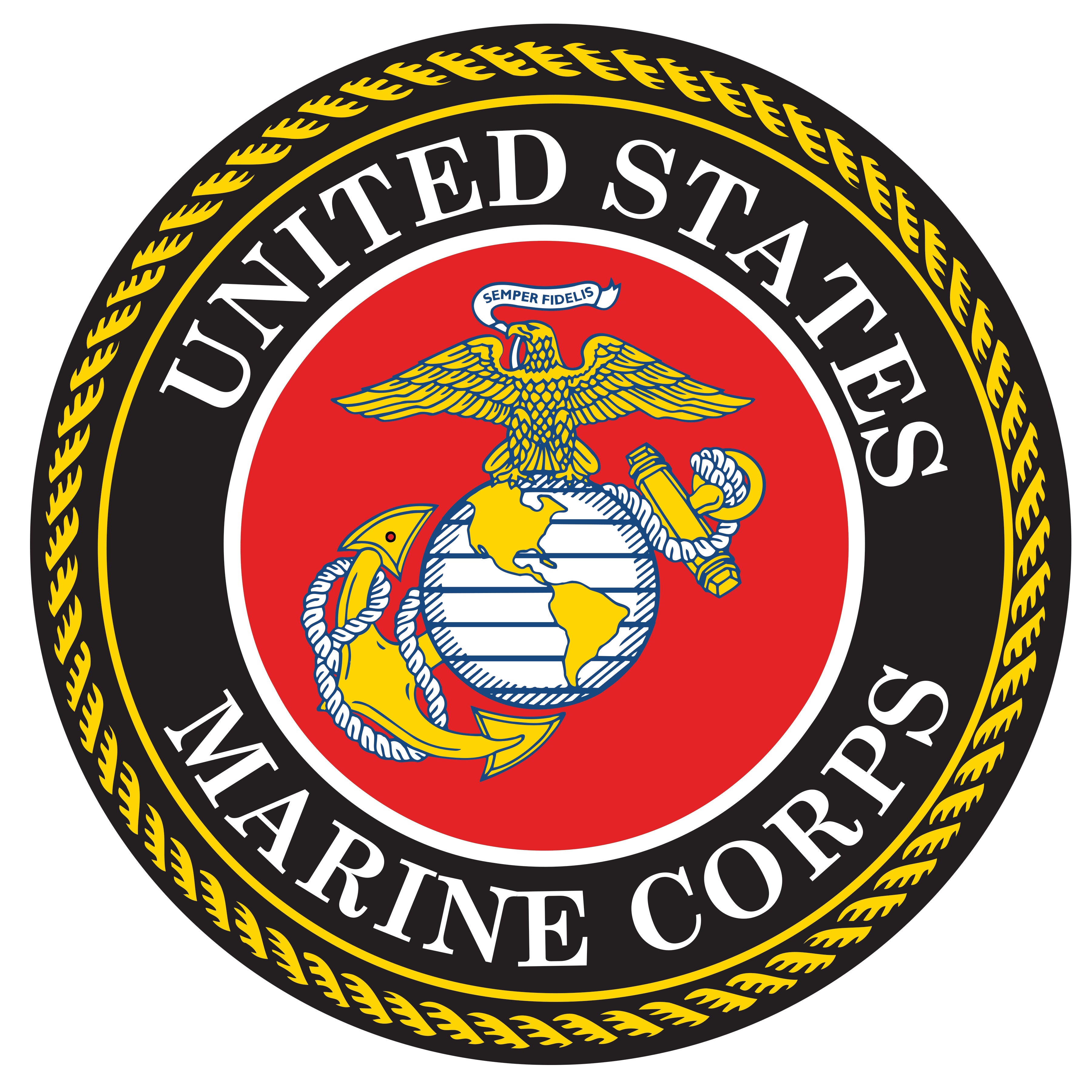 US Marine Corp Crest Large Magnet 11 1/2"