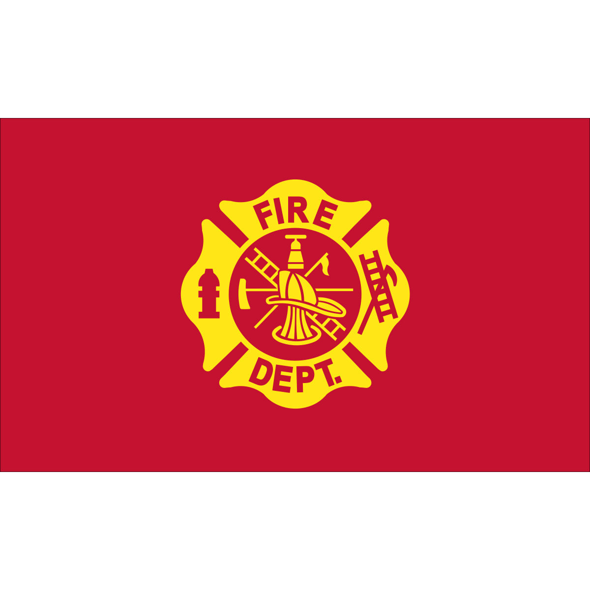 Fire Department 3x5' Nylon Flag
