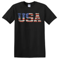 "USA"on Black Shirt (M)