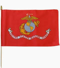 12x18 Marine Corp 30" wood Dowel & Spear