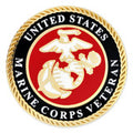 Marine Corp Veteran 3/4" Lapel Pin
