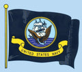 U.S. Navy Wavy Flag Decal