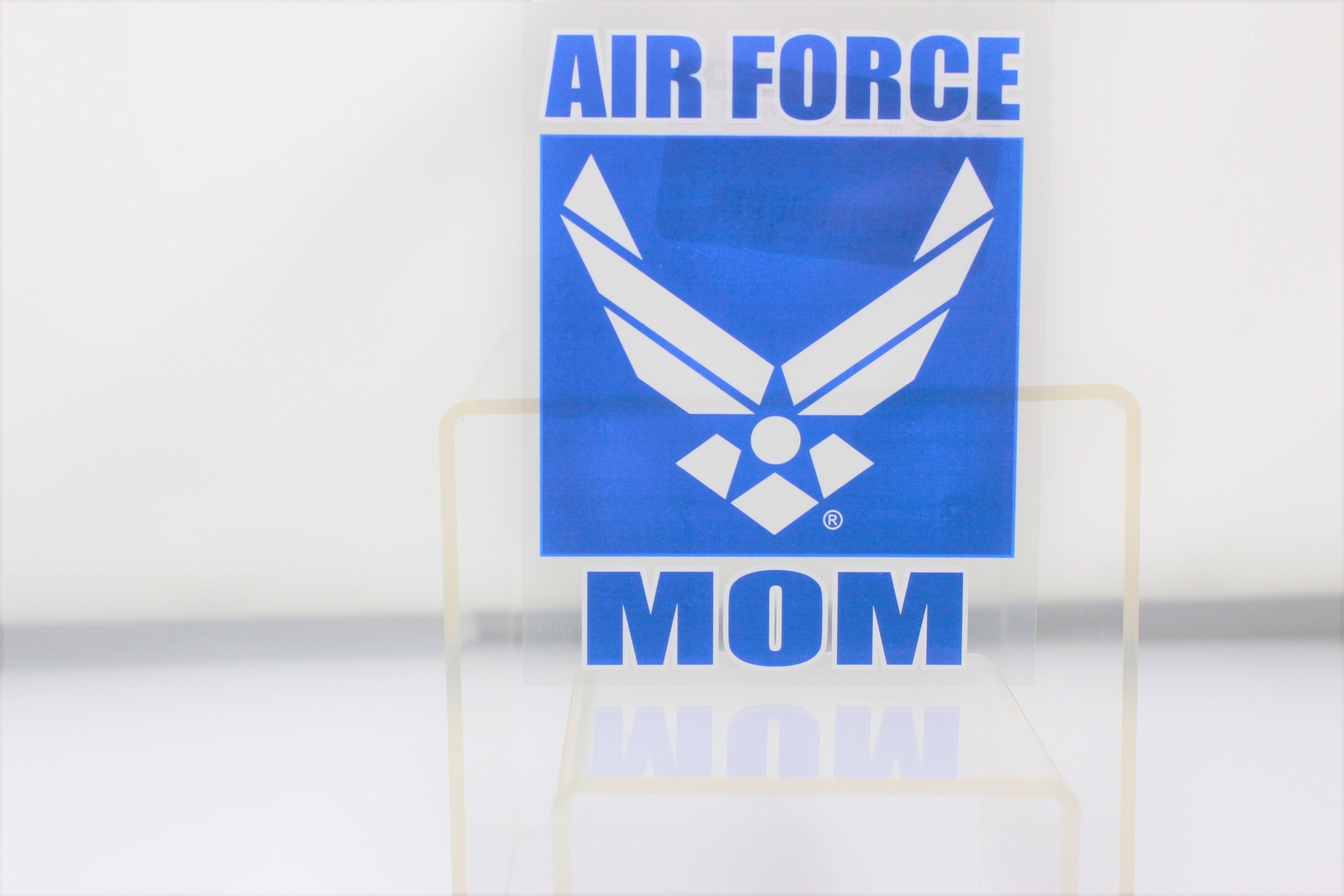 Air Force Mom 3.25x4.25" Decal